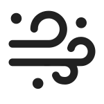 Weather Blowing Snow SVG Icon